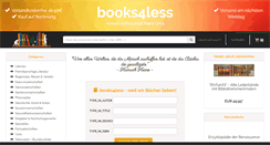 Desktop Screenshot of books4less.de