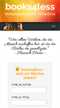 Mobile Screenshot of books4less.de